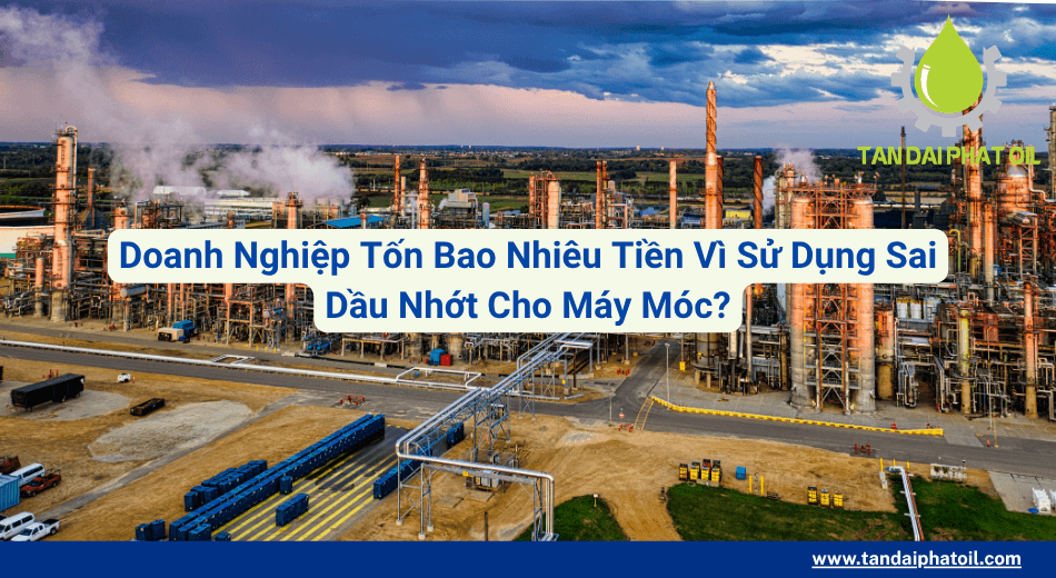 Doanh Nghiệp Tốn Bao Nhiêu Tiền Vì Sử Dụng Sai Dầu Nhớt Cho Máy Móc?